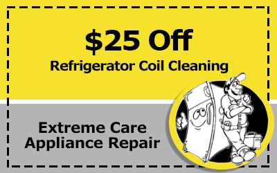 $25 Off Refrigerator Coil Cleaning
